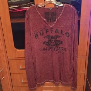 Long sleeve buffalo